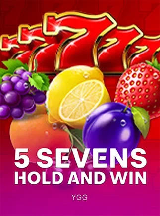ภาพหน้าปกเกมสล็อตเลขเจ็ดนำโชค 5 Sevens Hold and Win ค่าย Yggdrasil
