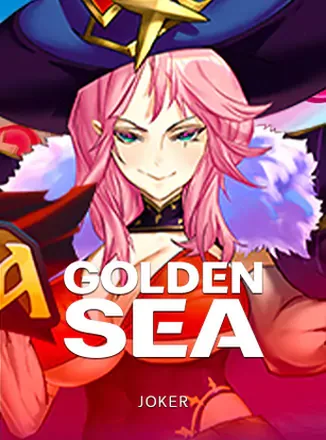 ภาพหน้าปกเกมสล็อตทะเลทองคำ Golden Sea จาก Joker